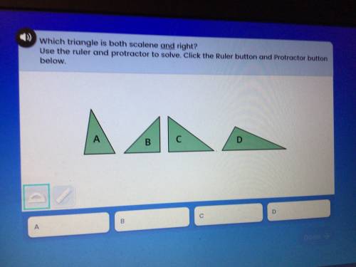 Which triangle is both scalene and right?