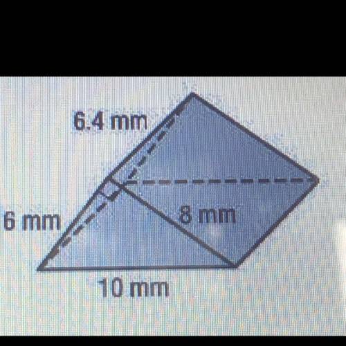 What is the volume of this triangular prism