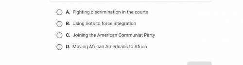 Which of the following was a strategy used by the NAACP to challenge racial discrimination?