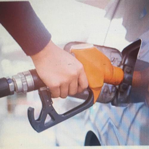 The photo shows a person pumping gasoline into a car

Which TWO of these energy transformations wi