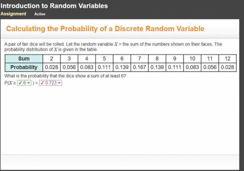 Introduction to Random Variables Assignment