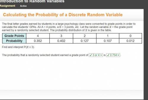 Introduction to Random Variables Assignment
