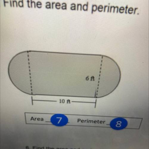Helppppp I need the area and perimeter !!