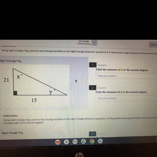 Can someone please help me with question 5 and 6 Please