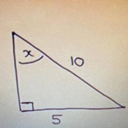 What is the measure of angle X. No links plz