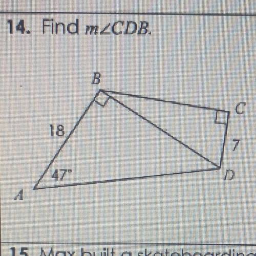Trig angle measures : find m