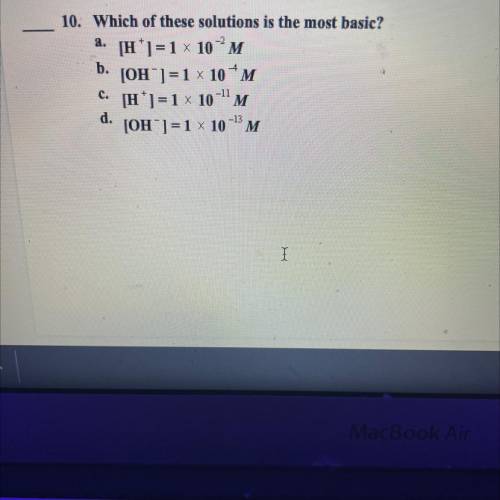 Can someone please help
me with this chemistry question