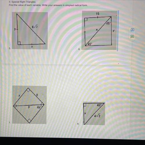 Find the Value of each variable (will mark brain list if you do these!!!)