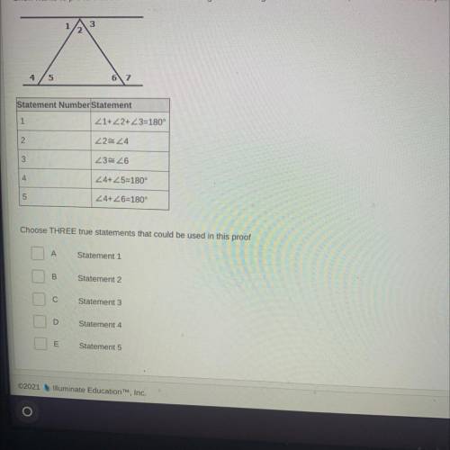 Question 1

Sher wants to prove that the sum of the interior angles in a triangle is 180 To do th