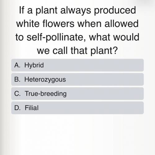 Biology question below first correct answer gets brainliest
