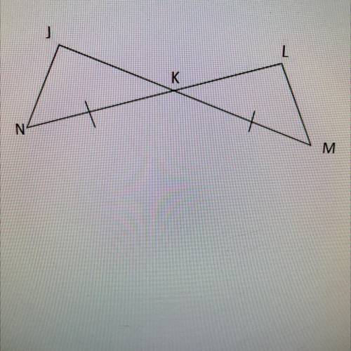 What other information do you need to prove the triangles congruent using ASA congruence?

A KNJ =