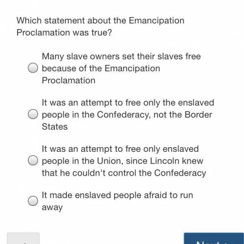 Emancipation proclamation.