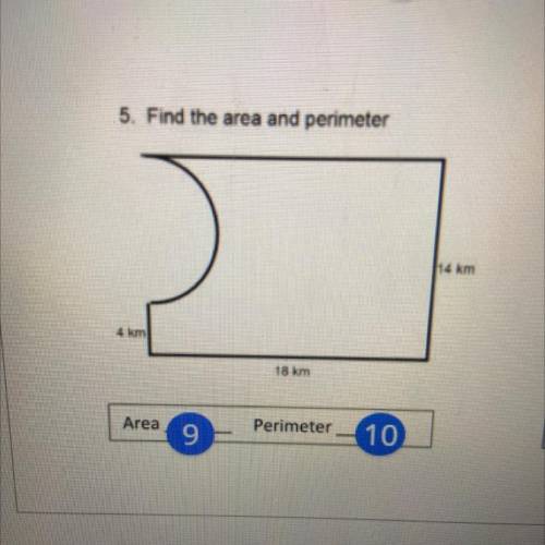 Can someone help me please I need both the area and perimeter thank you
