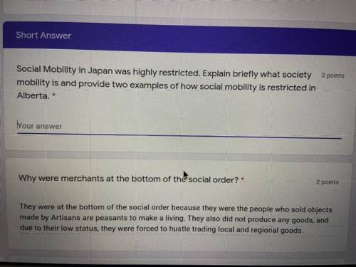 What are two examples of how social mobility is restricted in Alberta Canada