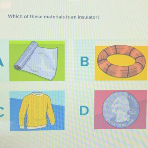 Which of these materials is an insulator?
