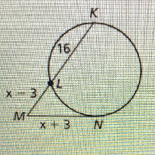 Find the value of x and the length of Segment NM.
Fake Answers will be reported