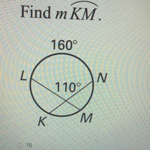 What is KM? 
I need the awnser for this problem please