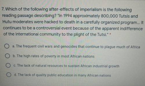 HELP!! IMPERIALISM QUESTION