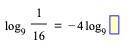 Basic logarithms, one equation, screenshot attached