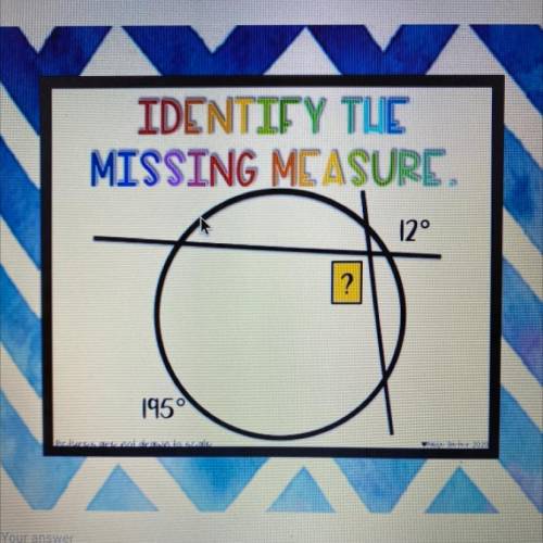 Identify the missing measure