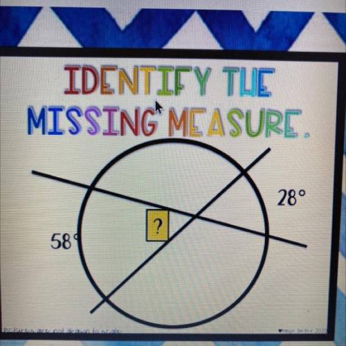 Identify the missing measures