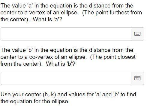 PLS HELP ILL GIVE BRAINLIEST
What are the coordinates of the center of the ellipse?
