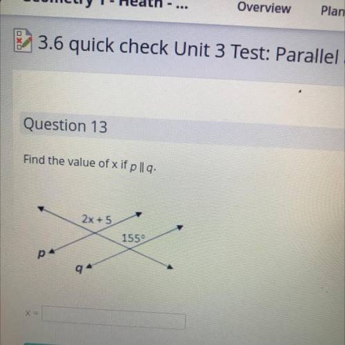 Find the value of x pls help
