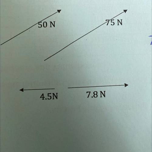What is the resultant vector will give brainliest 
4.5N
7.8 N