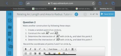 Make another construction by following these steps:

Create a random point D on circle AC.
Constru