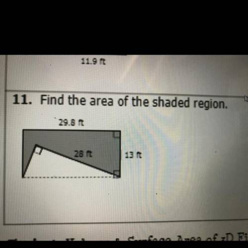 Can someone please help me solve the area of this figure!
