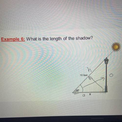 EMERGENCY PLS HELP: What is the length of the shadow?
