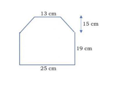 Find the area of following compound shape