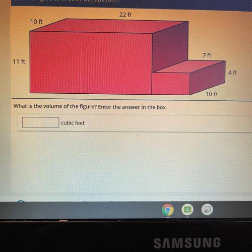 What is the volume of the figure?