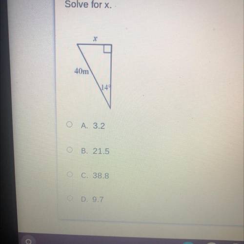 Solve for x.
I need help please