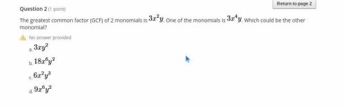What would the other monomial be?