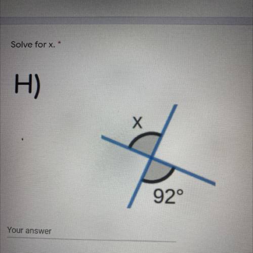 Solve for x 
Please help me