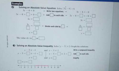 PLEASE HELP

All responses are appreciatedsolving an absolute value equation problems are listed i