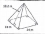 What is the answer for this?
1,097.6 m^3 or 894.1 m^3