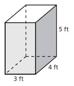 Find the surface area of the prism. ___ sq. ft. 
PLSS HELP IM GIVING OUT POINTS AND BRAINLIEST