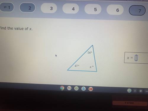 Find the value of x 
Pleaseee help
