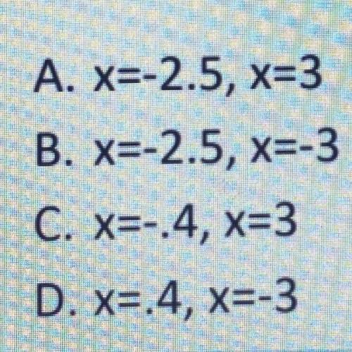 What are the solutions of h(x)? h(x) = 2x²-x-15