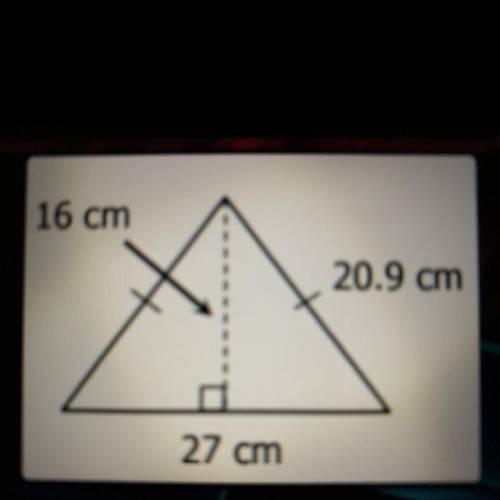 What is the area of the shape? (Number only)