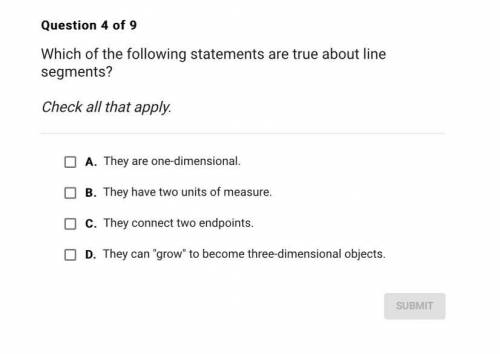 Which of the following statements are true about line segments ??