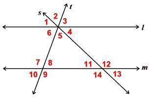 M<5=81 and m<13=32 find all the other angles