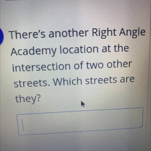 There's another Right Angle Academy location at the intersection of two other streets . Which stree