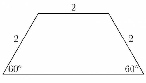 What is the area of the trapezoid shown? Express your answer in simplest exact form.