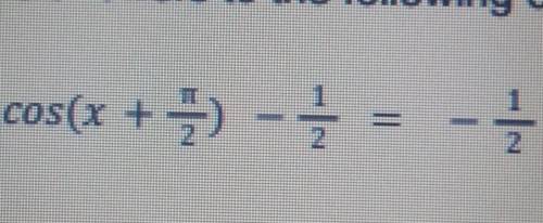 Question said to graph the problem and find the answers/solutions. It's Trig​