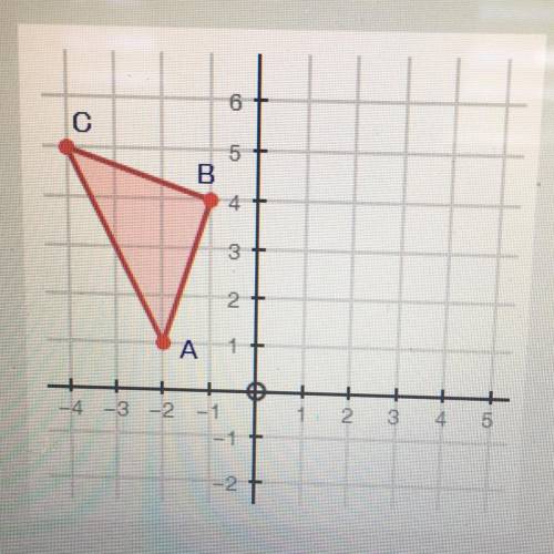 If triangle ABC is reflected over the Y-axis, reflected over the X-axis, and rotated 180°, where wi