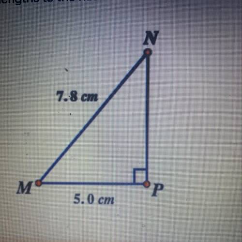 What is angle M and N and the length of NP
Best answer gets brainliest