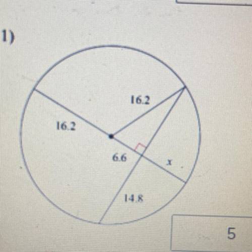 Find the segment length indicated. Round your answer to the nearest tenth if necessary.